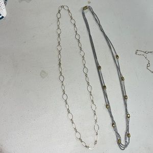 Good and silver necklace set